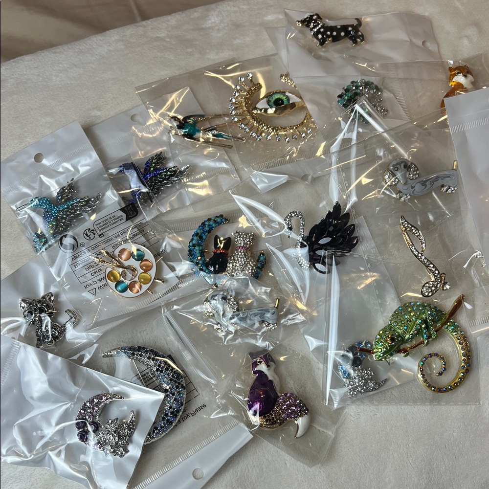 NEW IN BAG BROOCHES!